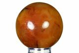 Colorful Carnelian Agate Sphere - Madagascar #337247-1
